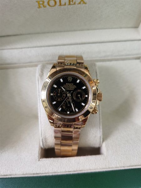 with original box luxury watches 17 style yellow gold & steel bracelet new 40mm automatic fashion brand men's watch chronograph wristwa, Slivery;brown
with original box luxury watches 17 style yellow gold & steel bracelet new 40mm automatic fashion brand men's watch chronograph wristwa, Slivery;brown