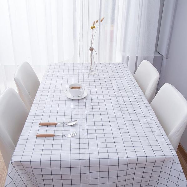 nordic table cloth waterproof anti-scalding oil-proof disposable coffee pvc mat 5