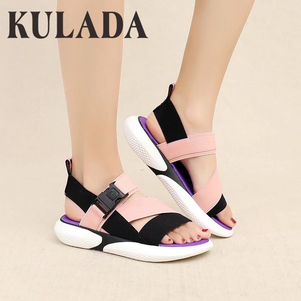 dress shoes kulada comfy slip on sandals elastic textile splicing casual beach woman platform non-slip sandal, Black
dress shoes kulada comfy slip on sandals elastic textile splicing casual beach woman platform non-slip sandal, Black