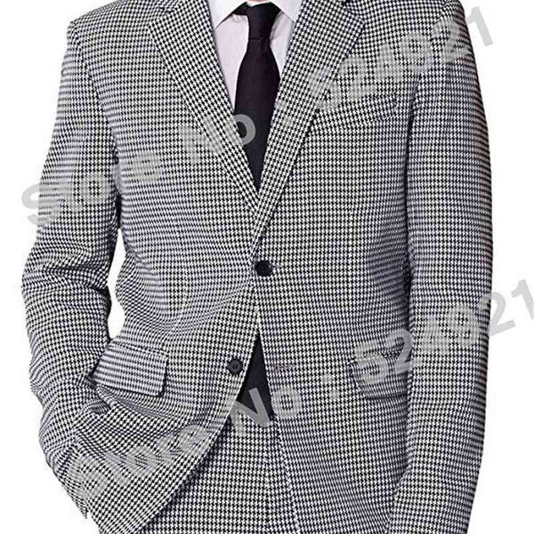 men's suits & blazers arrival groomsmen houndstooth groom tuxedos notch lapel men wedding man bridegroom blazer (jacket + pants ti, White;black
men's suits & blazers arrival groomsmen houndstooth groom tuxedos notch lapel men wedding man bridegroom blazer (jacket + pants ti, White;black