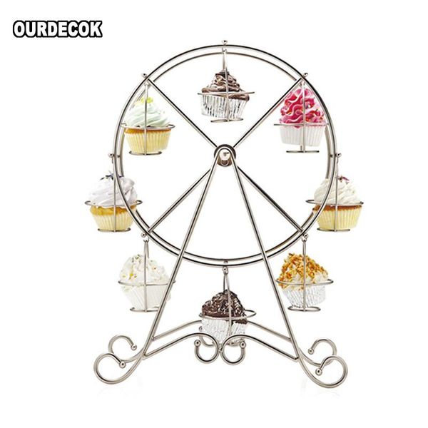 other bakeware stainless steel 8-cup ferris wheel silver cupcake stand cake holder decorating display wedding party supplies
other bakeware stainless steel 8-cup ferris wheel silver cupcake stand cake holder decorating display wedding party supplies
