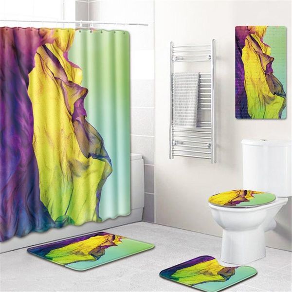 bath mats colorful mat bathroom curtain five-piece set partition floor toilet cover foot bathtub
bath mats colorful mat bathroom curtain five-piece set partition floor toilet cover foot bathtub