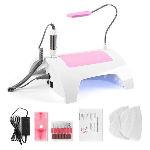 nail drill & accessories 5in1 polisher dryer 60w 30led lamp multi-purpose led potherapy vacuum cleaner integrated machine art tool
nail drill & accessories 5in1 polisher dryer 60w 30led lamp multi-purpose led potherapy vacuum cleaner integrated machine art tool