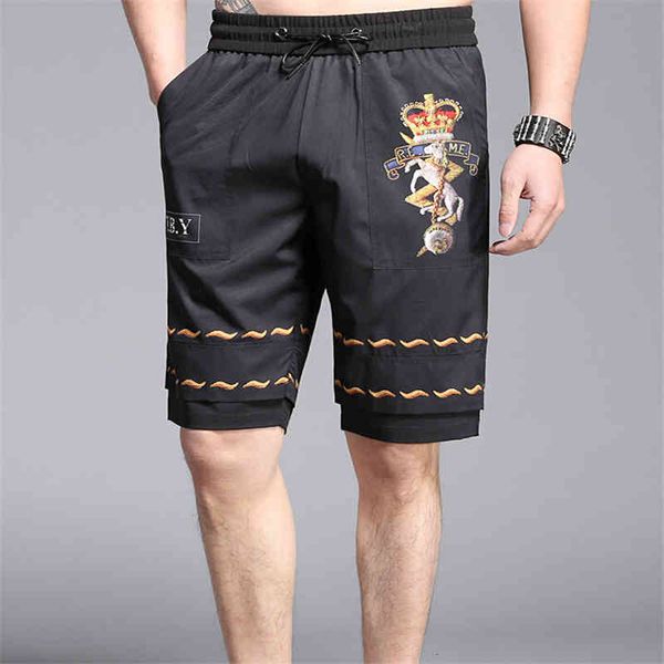 short short pants summer men casual slim solid beach black shorts, White;black
short short pants summer men casual slim solid beach black shorts, White;black