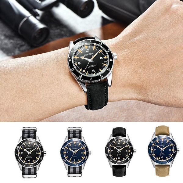 41mm seepferdchen military miyota 8215 automatic sport swim luminous waterproof ss mechanical watch men wristwatches, Slivery;brown
41mm seepferdchen military miyota 8215 automatic sport swim luminous waterproof ss mechanical watch men wristwatches, Slivery;brown