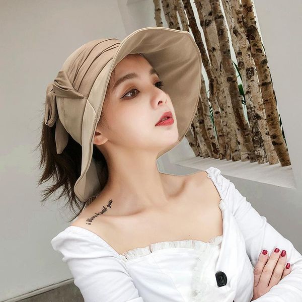 wide brim hats summer empty sun hat women bow bandage big sunshade cap adjustable fisherman fashion travel anti uv visor, Blue;gray
wide brim hats summer empty sun hat women bow bandage big sunshade cap adjustable fisherman fashion travel anti uv visor, Blue;gray