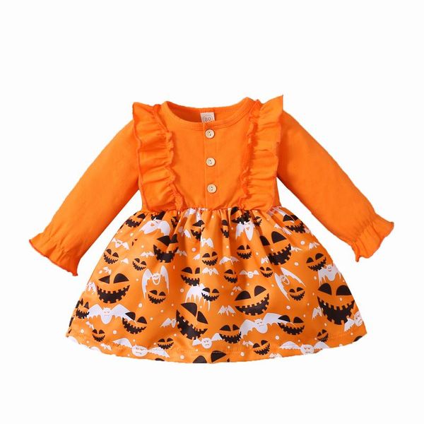 girl's dresses 0-4years kids baby girl long sleeve dress halloween party clothes fall spring infant ruffles o-neck printed a-line, Red;yellow
girl's dresses 0-4years kids baby girl long sleeve dress halloween party clothes fall spring infant ruffles o-neck printed a-line, Red;yellow
