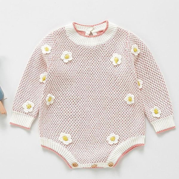 infant baby girls jumpsuit cotton knitting long sleeve toddler girl flower romper spring autumn clothes clothing sets, White
infant baby girls jumpsuit cotton knitting long sleeve toddler girl flower romper spring autumn clothes clothing sets, White