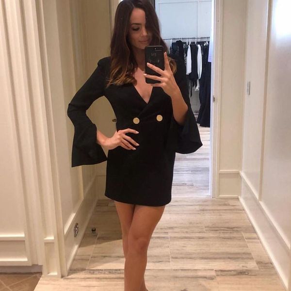 casual dresses autumn winter women trench long sleeve deep v-neck suit dress slim formal office lady clothes 2021 short, Black;gray
casual dresses autumn winter women trench long sleeve deep v-neck suit dress slim formal office lady clothes 2021 short, Black;gray