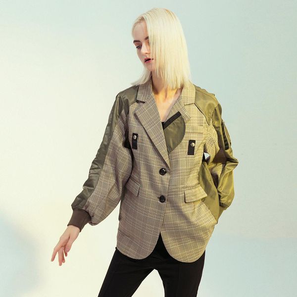 winter sheep contrast knitting chess fashion green baseball jacket trench coat, Black;brown
winter sheep contrast knitting chess fashion green baseball jacket trench coat, Black;brown