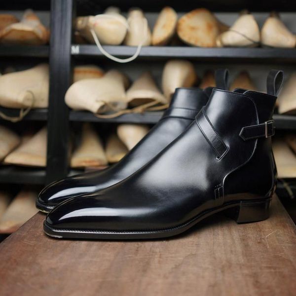 dress shoes men's boots with leather or anti-slip , classic hand-made at the height of kr225 ankle igi5, Black
dress shoes men's boots with leather or anti-slip , classic hand-made at the height of kr225 ankle igi5, Black