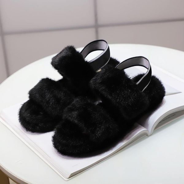 designer trendy fashion women's fur slippers multi-color comfortable and breathable 1top, Black
designer trendy fashion women's fur slippers multi-color comfortable and breathable 1top, Black