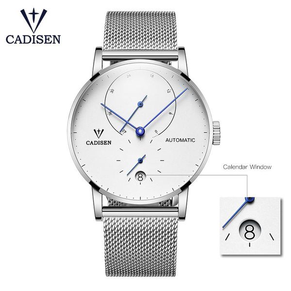 wristwatches cadisen c1030 men`s watch seagull 2813 movt automatic mechanical watches auto date men 5atm sapphir calendar clock, Slivery;brown
wristwatches cadisen c1030 men`s watch seagull 2813 movt automatic mechanical watches auto date men 5atm sapphir calendar clock, Slivery;brown