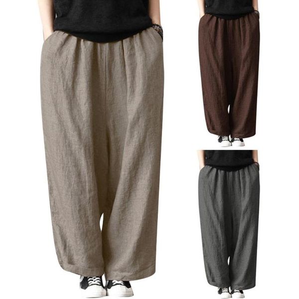 plus size women casual solid color cotton linen wide leg pants loose trousers women's & capris, Black;white
plus size women casual solid color cotton linen wide leg pants loose trousers women's & capris, Black;white