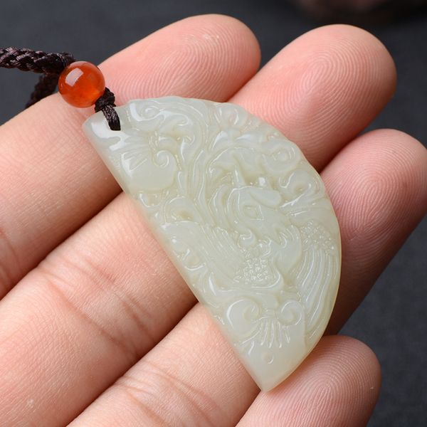 natural 7a white jade pendant hollow hand-carved dragon jade pendants brand men women jadeite jade jewelry necklace women, Red;blue
natural 7a white jade pendant hollow hand-carved dragon jade pendants brand men women jadeite jade jewelry necklace women, Red;blue