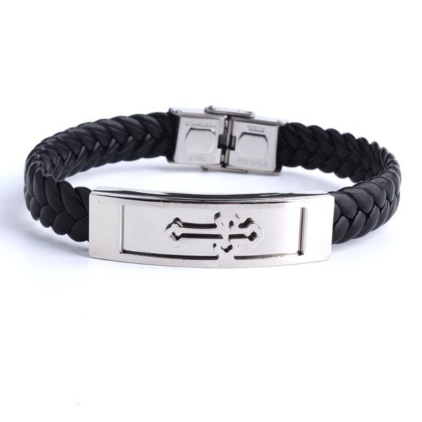 charm bracelets multi style cross stripe leather for men 316l stainless steel jewelry, Golden;silver
charm bracelets multi style cross stripe leather for men 316l stainless steel jewelry, Golden;silver