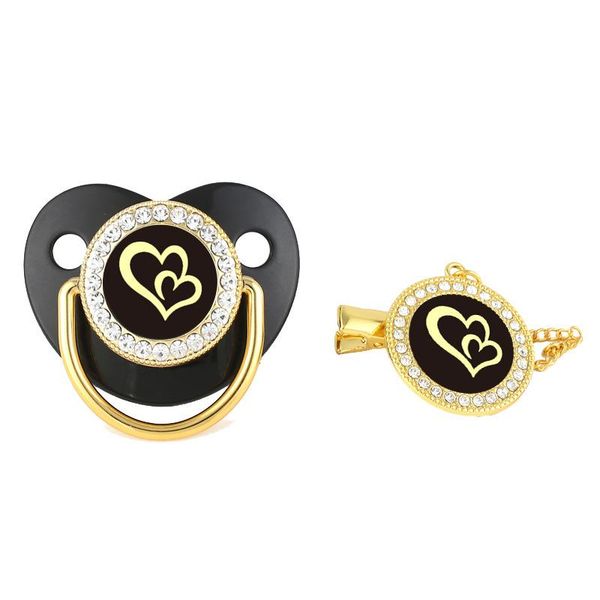 pacifiers# hears golden bling baby pacifier and clip chain bpa silicone infant rhinestone nipple soother 0-18 months shower gift
pacifiers# hears golden bling baby pacifier and clip chain bpa silicone infant rhinestone nipple soother 0-18 months shower gift