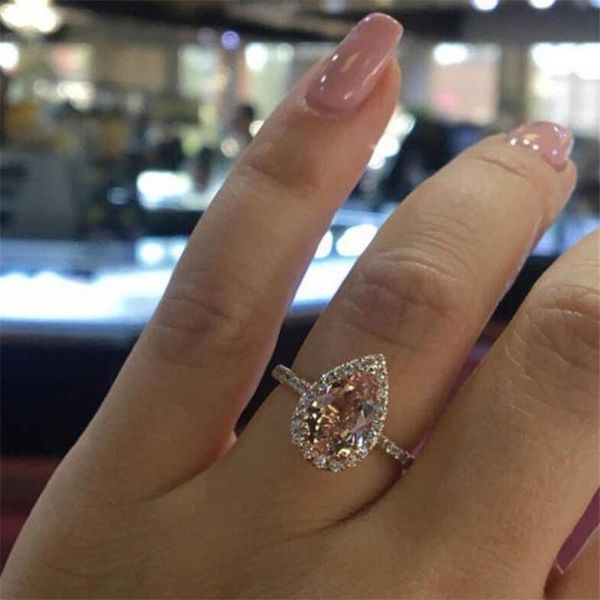 cluster rings size 5-10 lovely sweet cute fine jewelry 925 silver&rose gold fill water drop pear cut champagne cz diamond women wedding ring, Golden;silver
cluster rings size 5-10 lovely sweet cute fine jewelry 925 silver&rose gold fill water drop pear cut champagne cz diamond women wedding ring, Golden;silver