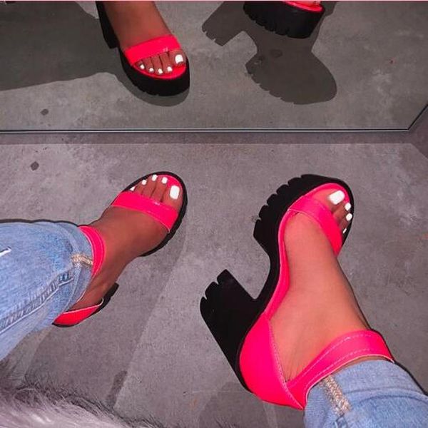 sandals neon rosy women outdoor wild candy color slipper summer high-heeled fashion women's shoes platform beach 5t5j, Black
sandals neon rosy women outdoor wild candy color slipper summer high-heeled fashion women's shoes platform beach 5t5j, Black