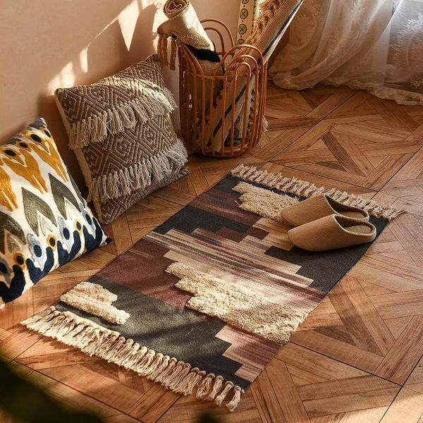 carpets nordic style ins cotton and linen tassel woven floor mat bedroom bedside simple modern carpet home comfortable
carpets nordic style ins cotton and linen tassel woven floor mat bedroom bedside simple modern carpet home comfortable