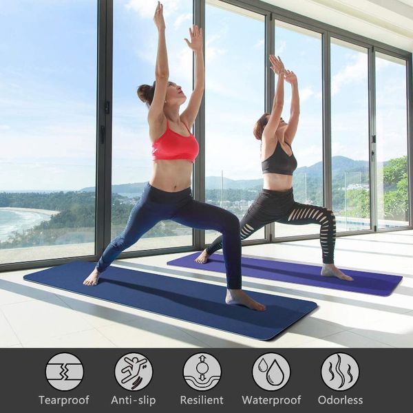 yoga mats non-slip mat with position line comfort fitness for exercise or gymnastic double-layer pilates
yoga mats non-slip mat with position line comfort fitness for exercise or gymnastic double-layer pilates