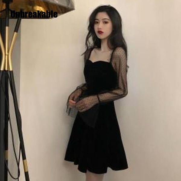 casual dresses unbreakable 2021 black dress lace vintage women elegant evening party club a line puff sleeve vestidos, Black;gray
casual dresses unbreakable 2021 black dress lace vintage women elegant evening party club a line puff sleeve vestidos, Black;gray