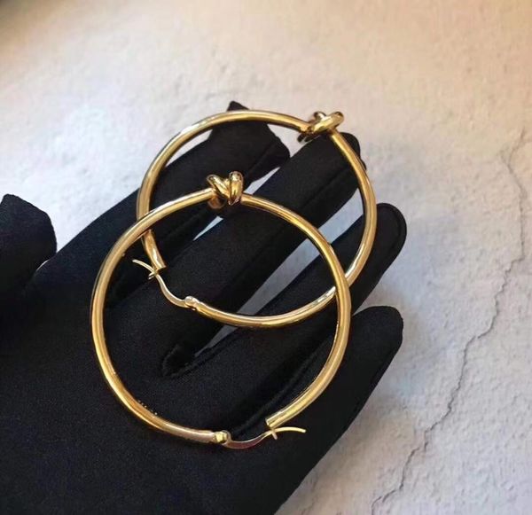 korean office career extra large wide luxury knot brand white thick gold hoops chunky earrings allergy with charm, Golden
korean office career extra large wide luxury knot brand white thick gold hoops chunky earrings allergy with charm, Golden