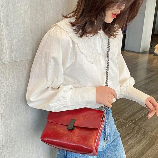 fashion women's solid color large capacity leather shoulder bag messenger ladies thick chain soft waist bags
fashion women's solid color large capacity leather shoulder bag messenger ladies thick chain soft waist bags