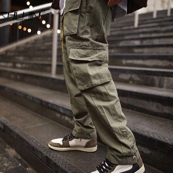 men's pants cargo men streetwear fashion jogger pant trousers multi-pocket casual 2021 hip hop joggers sweatpants, Black
men's pants cargo men streetwear fashion jogger pant trousers multi-pocket casual 2021 hip hop joggers sweatpants, Black