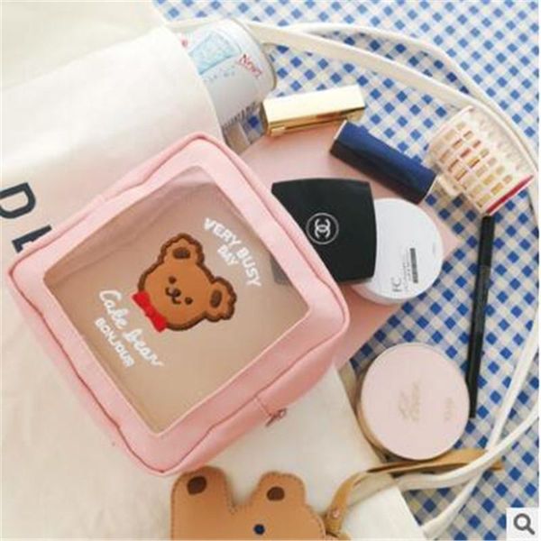 cosmetic bags & cases met cute bear bag girls kawaii makeup pouch fashion women's travel wash organizer handbags
cosmetic bags & cases met cute bear bag girls kawaii makeup pouch fashion women's travel wash organizer handbags