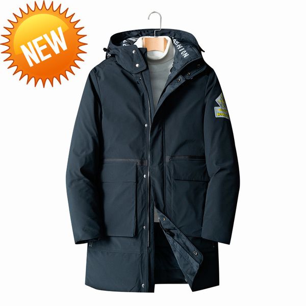 down jackets men stylish winter jacket fashion thick warm long parkas white duck coats casual man brand, Black
down jackets men stylish winter jacket fashion thick warm long parkas white duck coats casual man brand, Black