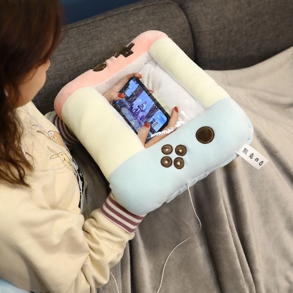 Creative Plushie Game Machine Shape Hand Warmer Plush Pillow Blanket 3-in-1 Kids Girls Birthday Gift Suitable for Home Office, Pink-blue
Creative Plushie Game Machine Shape Hand Warmer Plush Pillow Blanket 3-in-1 Kids Girls Birthday Gift Suitable for Home Office, Pink-blue
