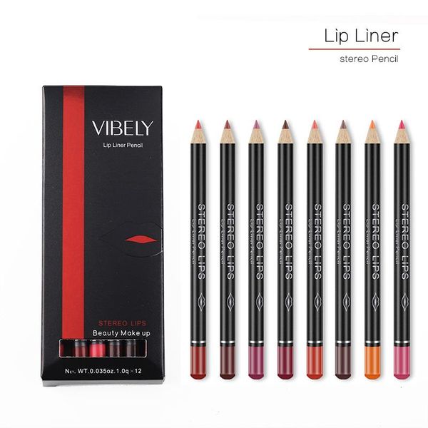 lip pencils lips liner 12 color set of matte waterproof modified lipstick pen don't take off your make-up
lip pencils lips liner 12 color set of matte waterproof modified lipstick pen don't take off your make-up