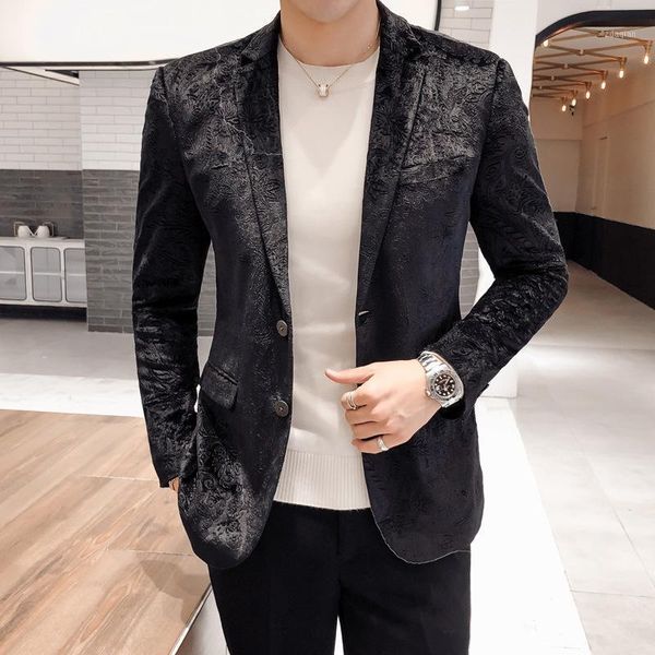 iwhanker british style suit coat slim fit blazer jacket print long sleeve wedding dress business men's suits & blazers, White;black
iwhanker british style suit coat slim fit blazer jacket print long sleeve wedding dress business men's suits & blazers, White;black