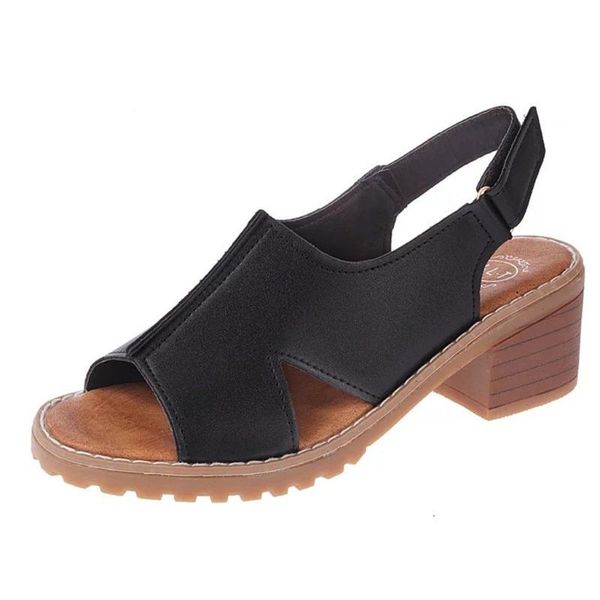 fashion women wedge sandals summer skid-proof thick peep toe hoop&loop leisure dames schoenen zomer #s40, Black
fashion women wedge sandals summer skid-proof thick peep toe hoop&loop leisure dames schoenen zomer #s40, Black