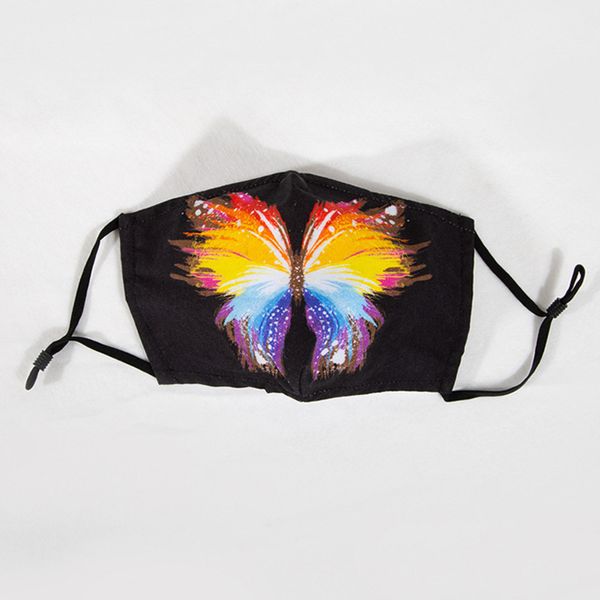 black background color butterfly printing dust protection 3d washable cotton mask
black background color butterfly printing dust protection 3d washable cotton mask