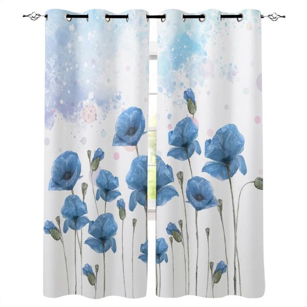 poppy flower watercolor curtains for living room modern window bedroom drapes blinds curtain &
poppy flower watercolor curtains for living room modern window bedroom drapes blinds curtain &