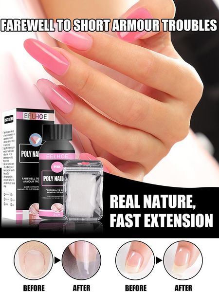 nail gel set art without paper support to extend crystal glue broken repair potherapy reinforcement tools, Red;pink
nail gel set art without paper support to extend crystal glue broken repair potherapy reinforcement tools, Red;pink