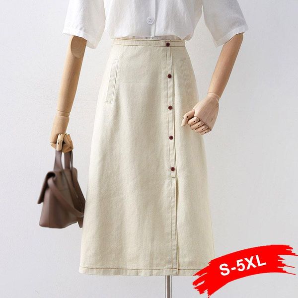 skirts up button plus size white a-line jeans skirt 5xl 6xl autumn spring elegant women office lady workwear maxi denim, Black
skirts up button plus size white a-line jeans skirt 5xl 6xl autumn spring elegant women office lady workwear maxi denim, Black