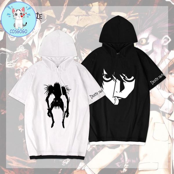 men's t-shirts cosgogo anime death note log yagami light cotton printed soft wearing fashion t-shirt harajuku tees, White;black
men's t-shirts cosgogo anime death note log yagami light cotton printed soft wearing fashion t-shirt harajuku tees, White;black