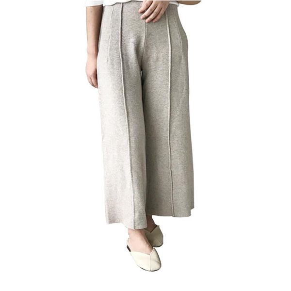 women's pants & capris mobtrs women simple thicken knitted wide leg woman comfortable casual temperament commute lady trousers, Black;white
women's pants & capris mobtrs women simple thicken knitted wide leg woman comfortable casual temperament commute lady trousers, Black;white
