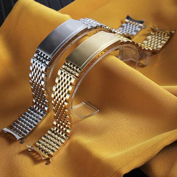 watch bands curved end band 18mm 19mm 20mm replacement strap clasp stainless steel watchband with tools, Black;brown 
watch bands curved end band 18mm 19mm 20mm replacement strap clasp stainless steel watchband with tools, Black;brown