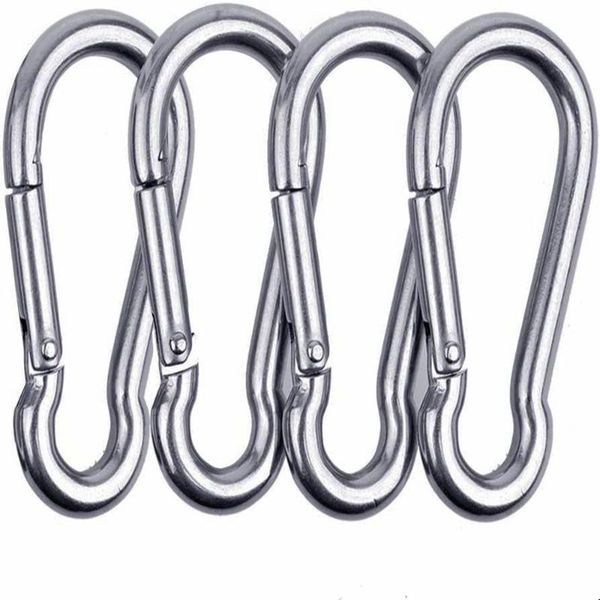camp furniture m7 spring snap quick link lock carabiner buckle hook 304 stainless steel for climbing hammock swing hanging chair 4pcs
camp furniture m7 spring snap quick link lock carabiner buckle hook 304 stainless steel for climbing hammock swing hanging chair 4pcs