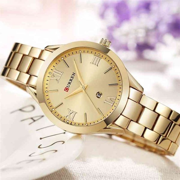 curren luxury women watch brand fashion gold design bracelet watches ladies wristwatches relogio femininos gift 210517, Slivery;brown
curren luxury women watch brand fashion gold design bracelet watches ladies wristwatches relogio femininos gift 210517, Slivery;brown