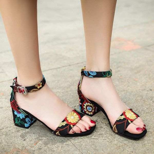 dress shoes us4-11 womens floral embroidered crystal dimante court chunky high heel pumps suede leather sandals slingback mules c556, Black
dress shoes us4-11 womens floral embroidered crystal dimante court chunky high heel pumps suede leather sandals slingback mules c556, Black