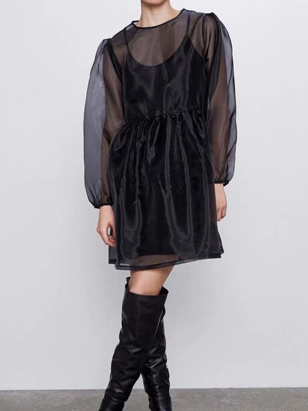 casual dresses debutante fashion 2021 style transparent sheath mock two-piece strapped dress above knee, mini spaghetti strap sexy, Black;gray
casual dresses debutante fashion 2021 style transparent sheath mock two-piece strapped dress above knee, mini spaghetti strap sexy, Black;gray