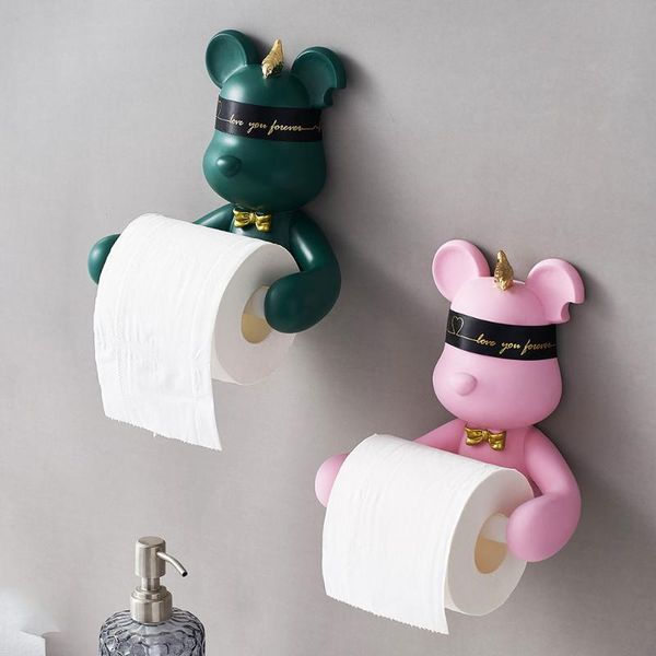 nordic bathroom decoration resin bear model roll paper holder towel dispenser wall mounted toilet tissue boxes & napkins
nordic bathroom decoration resin bear model roll paper holder towel dispenser wall mounted toilet tissue boxes & napkins