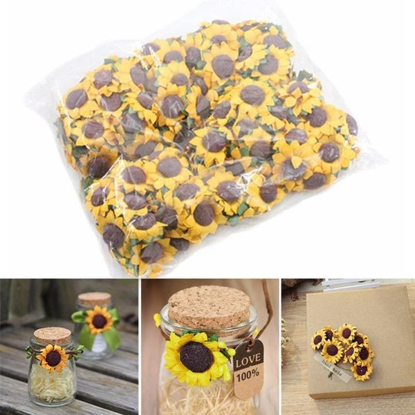 decorative flowers & wreaths 100pcs homemade sunflower simulation paper for diy wedding party home 100% brand and high quality 
decorative flowers & wreaths 100pcs homemade sunflower simulation paper for diy wedding party home 100% brand and high quality