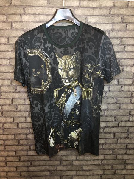 t shirts spring fashion arrival leopard duke print tee t shirt short sleeve cotton for men women, White;black
t shirts spring fashion arrival leopard duke print tee t shirt short sleeve cotton for men women, White;black