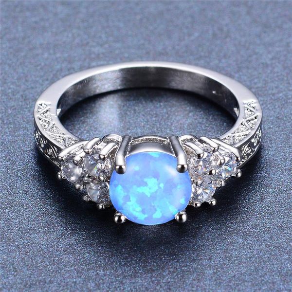 wedding rings luxury female white blue opal stone ring fashion small round finger vintage engagement for women, Slivery;golden
wedding rings luxury female white blue opal stone ring fashion small round finger vintage engagement for women, Slivery;golden